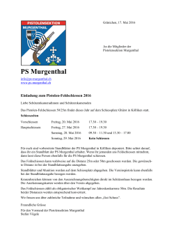 PS Murgenthal - Pistolensektion Murgenthal