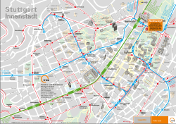Innenstadtplan Stuttgart mit VVS