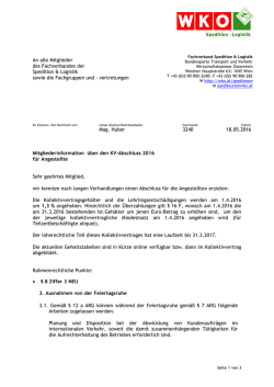Interne Mitteilung - Wirtschaftskammer &Ouml;sterreich
