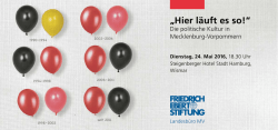 Hier l&auml;uft es so! - Friedrich-Ebert