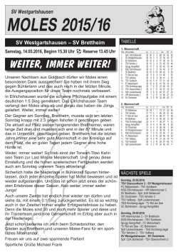 moles 2015/16 - SV Westgartshausen eV