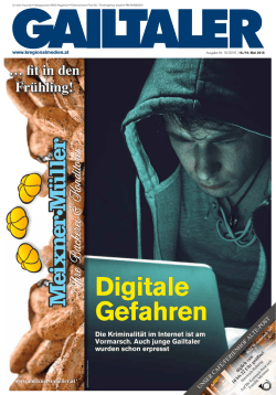 Digitale Gefahren - Die K&auml;rntner Regionalmedien