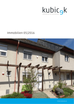 Immobilienkatalog - kubicek immobilien & investments