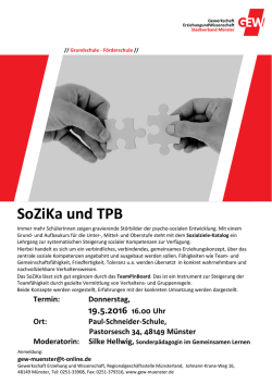 SoZiKa und TPB oZiKa und TPB