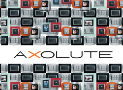 Design-Schalterserie AXOLUTE Das Schalterprogramm AXOLUTE