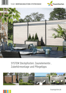 Aufbauanleitung - Br&uuml;gmann Traumgarten