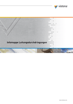 Infomappe Leitungsdurchdringungen