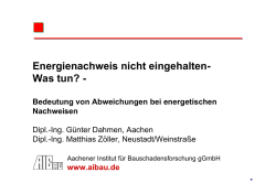 Energienachweis nicht eingehalten- Was tun?