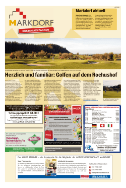 Herzlich und familiär: Golfen auf dem Rochushof