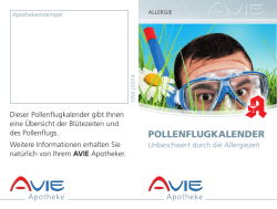 Pollenflug-Kalender