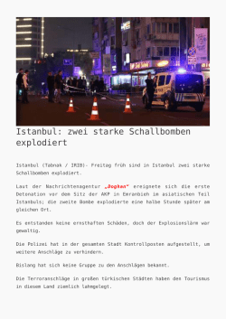 Die USA und ihre Verb&uuml;ndeten drohen mit Eskalation - K