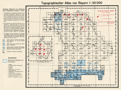 Halbbl&auml;tter des Topographischen Atlas von Bayern / Deutsche Karte