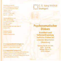 Flyer - CG Jung Institut Stuttgart