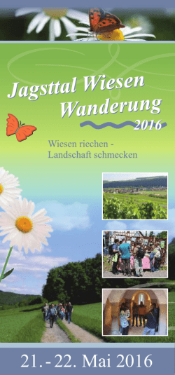 JagsttalWiesenWanderung 2016 Programm