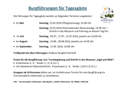 Info-Blatt! - Burg Falkenstein