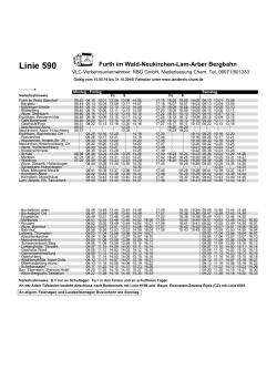 Linie 590 - Landkreis Cham