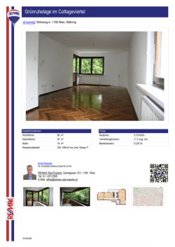 Gr&uuml;nruhelage im Cottageviertel, Wohnung in Wien