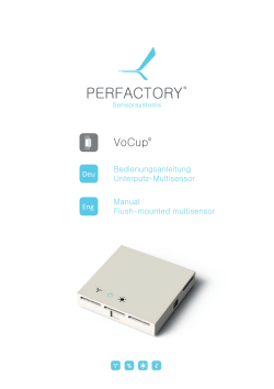 VoCup Bedienungsanleitung - Perfactory Sensorsystems