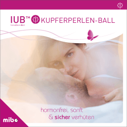 IUB™ Broschüre - IUB Kupferperlen-Ball | Hormonfrei, sanft & sicher