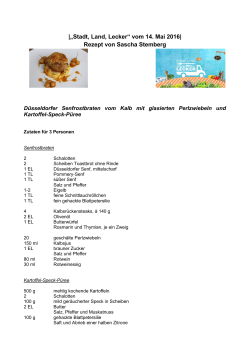 D&uuml;sseldorfer Senfrostbraten