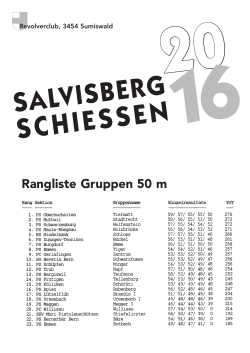 Rangliste Salvisbergschiessen 2016 - RC