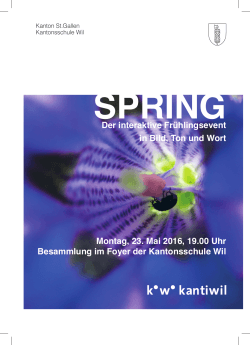 spring - Kantonsschule Wil