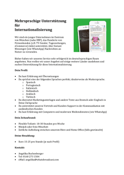 Mehrsprachige Unterst&uuml;tzung f&uuml;r Internationalisierung