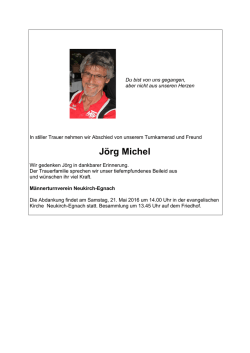 J&ouml;rg Michel - M&auml;nnerturnverein MTV Neukirch