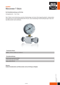 Manometer T