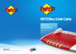 Handbuch FRITZ!Box 6340 Cable
