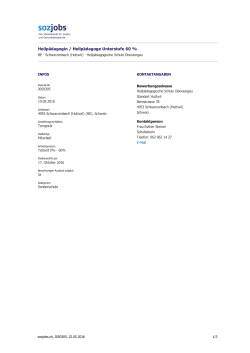 Heilp&auml;dagogin / Heilp&auml;dagoge Unterstufe 60