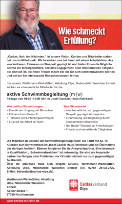 Stellenangebot als PDF