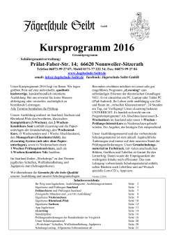 Komplettprogramm 2016