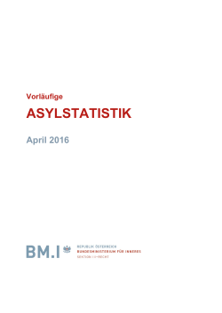 asylstatistik - Bundesministerium für Inneres