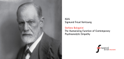 XLIII. Sigmund Freud Vorlesung Stefano Bolognini The Humanizing