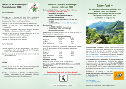 Fahrplan - Lilienfelder Hütte