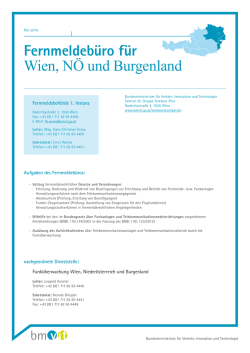 Fernmeldeb&uuml;ro f&uuml;r Wien, Nieder&ouml;sterreich und Burgenland