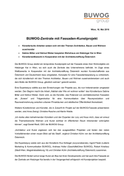 BUWOG-Zentrale mit Fassaden-Kunstprojekt - Boerse