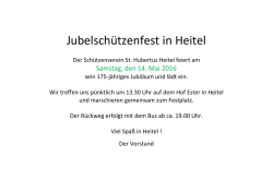 Jubelschützenfest in Heitel