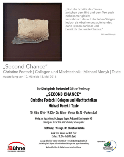 invitation - CHRISTINE FOETSCH