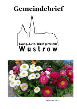 Gottesdienste in unserer Gemeinde
