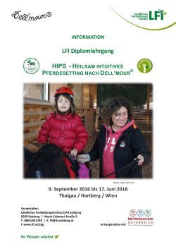 INFORMATION LFI Diplomlehrgang HIPS