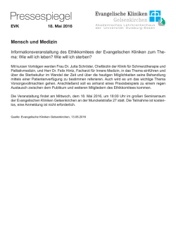 Mensch und Medizin