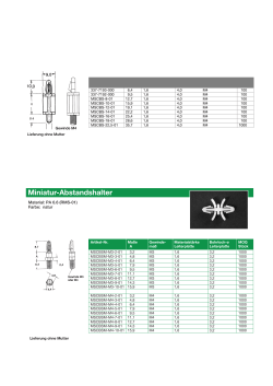 Technisches Datenblatt (Deutsch)