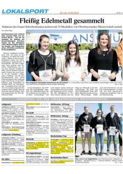 Zeitungsartikel zur Oberbayerischen