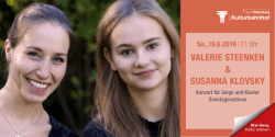 Valerie Steenken & SuSanna kloVSky
