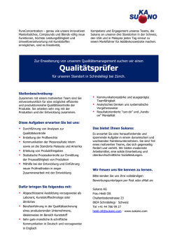 Qualit&auml;tspr&uuml;fer - KunststoffWeb