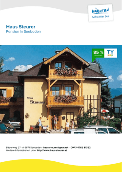 Haus Steurer in Seeboden