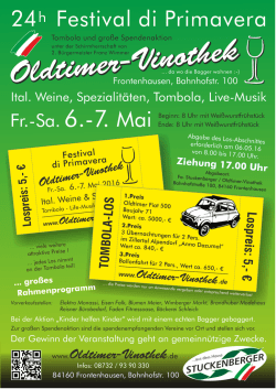 Festival di Primavera 5/2016 - Oldtimer