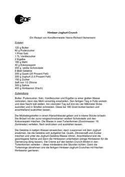 Himbeer-Joghurt-Crunch